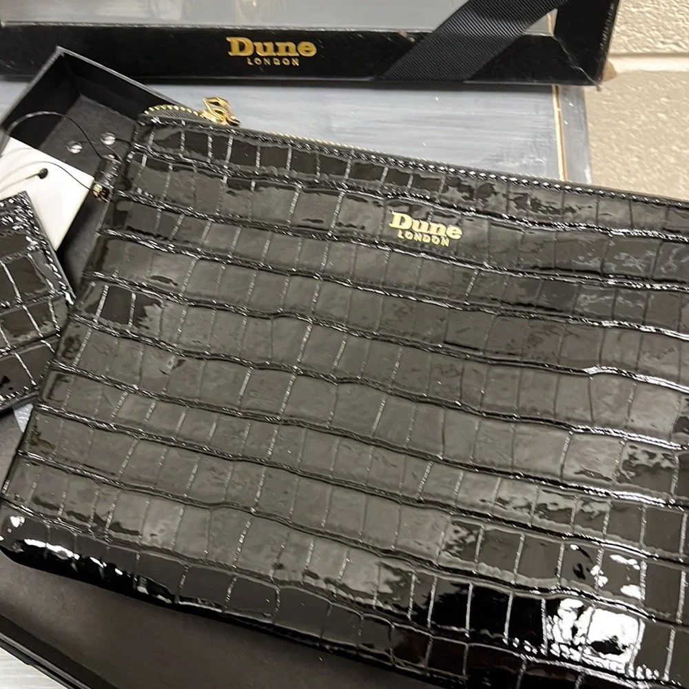 Dune Black purse /Clutch - Picture 2 of 5